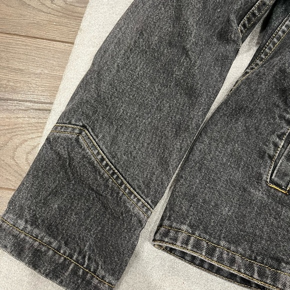 [US6]Marc Jacob’s Charcoal Denim Jacket Military Motorcycle - Picture 4 of 9